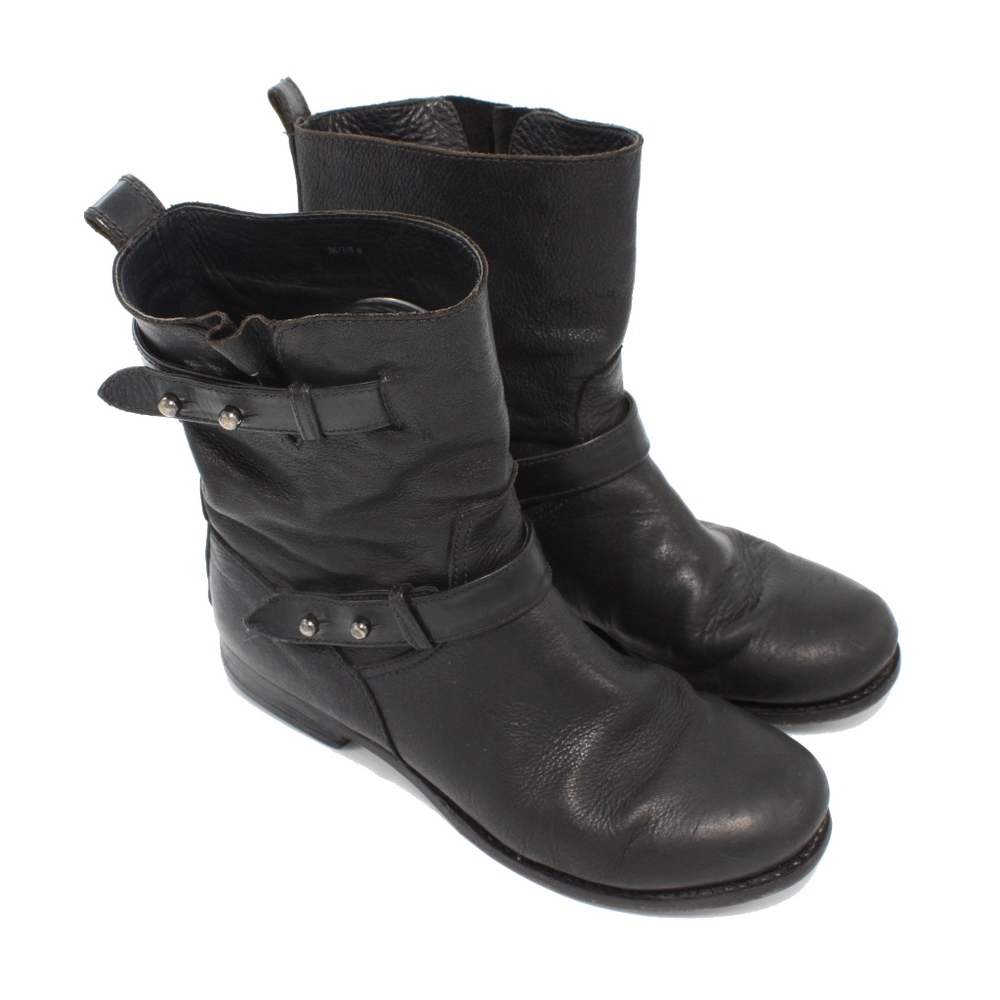 Rag & Bone Leather Moto Boots Sz 8 (Retail: $595)